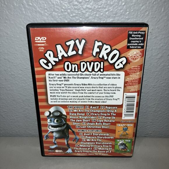 Dvd Used Crazy Frog Presents Crazy Video Hits Vintage Ringtone Nostalgia Works - Picture 2 of 5